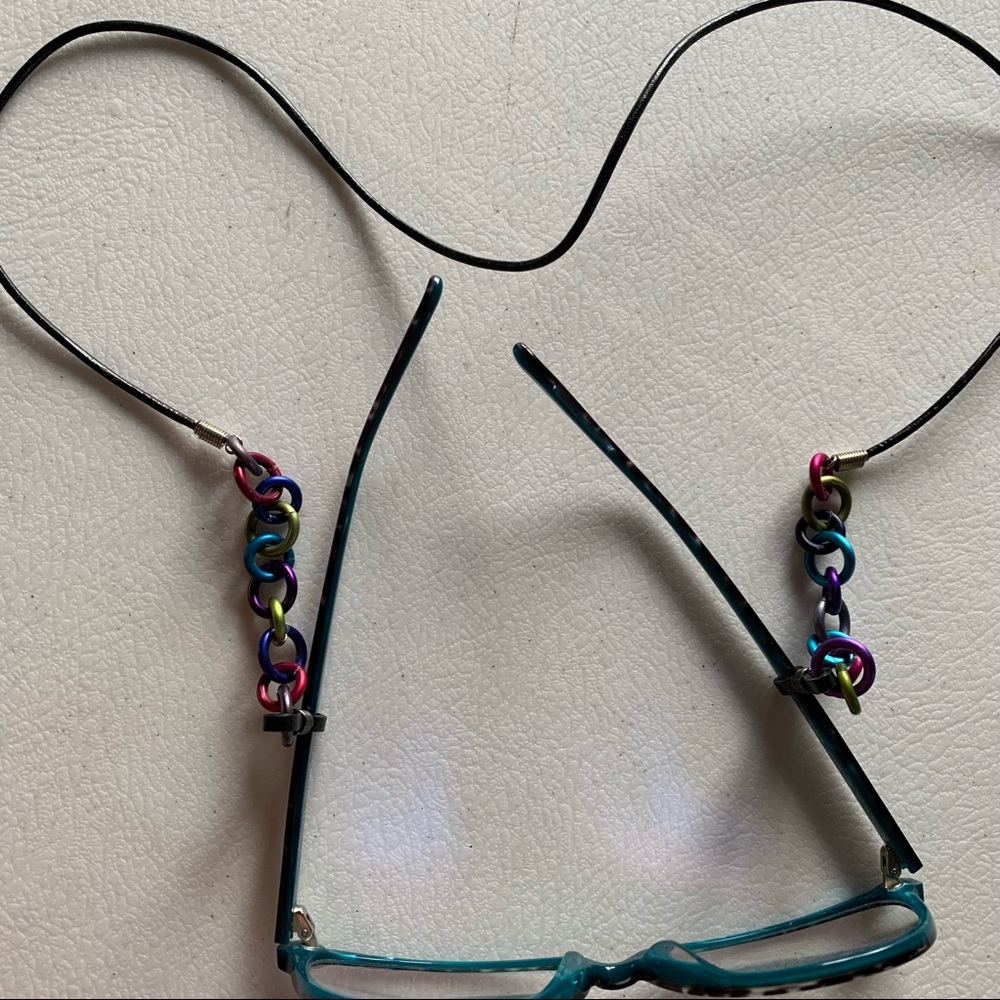 Purple Passion Colored Eyeglass Leash /Chain